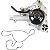 Bomba de Agua DNJ WP4317 Dodge Ram 2500 3500 4500 6.4L V8 Hemi - Imagem 2