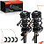 Par Amortecedor Dianteiro Mola A-Premium Jeep Cherokee 2014-2022 - Imagem 2