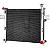 Radiador Aluminio 4 Fileiras CU2839 Grand Cherokee Gas (2005 a 2010) - Imagem 5