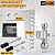 Engate Aluminio LOCAME Dodge Ram Receptor 6,3cm Queda 20cm Trava - Imagem 2