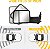 Kit Espelho Retrovisor Reboque Dodge Ram 1500 2500 3500 09-18 Extensível Par - Imagem 3