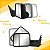Kit Espelho Retrovisor Reboque Dodge Ram 1500 2500 3500 09-18 Extensível Par - Imagem 4