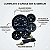 Kit Medidores Jeep Willys 0-60 MPH Ford GPW M38 Aro Preto - Imagem 3