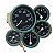 Kit Medidores Jeep Willys 0-60 MPH Ford GPW M38 Aro Verde Militar - Imagem 1