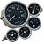 Kit Medidores Jeep Willys 0-60 MPH CJ2A CJ3A CJ3B Aro Cromado - Imagem 1