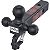 Engate Tri-Ball com Gancho de Reboque Preto Fosco TOPTOW 2" - Imagem 1