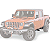 Estribo Slider WARN Rock Slider Jeep Wrangler JL Gladiator JT - Imagem 1