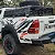 Bed Rack Baixo Hilux 2016-2026 Alumínio e Aço Predador Overland - Imagem 2