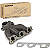 Coletor Escape Direito Wrangler JK 3.8 V6 07-11 A-Premium Novo - Imagem 1