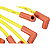 Jogo de Cabos de Vela Amarelo Accel 4048 8mm Super Stock V8 - Imagem 4