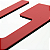 Kit Emblema Traseiro Jeep Gladiator Vermelho Fosco Mopar Original - Imagem 3