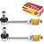 Par Bieleta Dianteira Hilux 06-15 Metrix Premium GDX Kit Estabilizador - Imagem 1