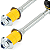 Par Bieleta Dianteira Hilux 06-15 Metrix Premium GDX Kit Estabilizador - Imagem 2