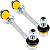 Par Bieleta Dianteira Hilux 06-15 Metrix Premium GDX Kit Estabilizador - Imagem 4