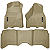 Tapete Husky Liners Weatherbeater Ram 1500 2500 3500 Crew Marrom - Imagem 1