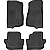 Tapete Husky Liners Weatherbeater Jeep Wrangler JL 2 Portas Preto 93991 - Imagem 1