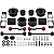 Kit Elevação Suspensao 2.5 KSP Jeep Wrangler JL 2018-2020 Pneus 35 - Imagem 1
