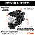 Gancho G de Fixação Ajustável Tipo Pintle com Bola de Engate 2-5/16" (5,87 cm) 9 Toneladas CURT® 45922 - Imagem 2
