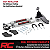 Kit Amortecedor de Direção Duplo Estabilizador N3 Rough Country RAM 2500 3500 14-20 8749430 - Imagem 2