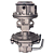 Bomba de Combustivel e Vacuo Dupla Acao Jeep Willys CJ5 F-134 F-Head - Imagem 4