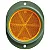 Refletor Amarelo Âmbar Viatura Jeep M151 Caminhão Militar M35 M37 A2 HUMVEE M998 - Imagem 1