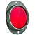 Refletor Vermelho Viatura Jeep M151 Caminhão Militar M35 M37 A2 HUMVEE M998 - Imagem 2