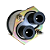 Medidor Temperatura Motor 2" 120-240F Humvee M998 M151 MS245432 - Imagem 2