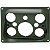 Painel de Instrumentos Humvee HMMWV Militar Plastico Verde - Imagem 2