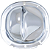Tampa Diferencial Cromada Yukon Ford 8.8 YP C1-F8.8 10 Furos - Imagem 1