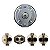 Conjunto de 5 Medidores Humvee HMMWV TAN Mil-Spec 24V - Imagem 8