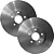 Par Disco de Freio Diant FREMAX BD5124 Jeep Cherokee Wrangler - Imagem 3