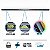 Barra de LED 52 Reta 250W Branca DRL RGB Ultra SCP-8250RGB - Imagem 10