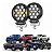 Par Farol Milha LED 30W Redondo DRL Âmbar Strobo SCP-1230R - Imagem 1
