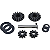Kit Engrenagem Aranha Camaro Impala USA Standard ZIKGM12-S-30 GM 12-Bolt 30S - Imagem 3