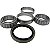 Kit Rolamento e Vedação Dianteiro Crown 5356661K Jeep Willys CJ2A CJ3A CJ3B CJ5 Rural Pick-Up - Imagem 1