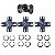 Kit Reparo Cardan Dianteiro Duplo Cardan Jeep Cherokee XJ TJ - Imagem 1