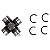 Cruzeta Cardan Engraxavel Dana Spicer 5-3202X Serie 1410 OSR Ford F-250 F-350 F-4000 RAM 2500/3500 - Imagem 1