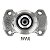 Flange Soquete CV Spicer 211355X Duplo Cardan Jeep Cherokee XJ TJ - Imagem 6