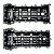 Par Tampas Valvula Junta Motor 3.6L Pentastar Jeep Dodge Ram - Imagem 3