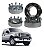 Espaçador Alargador de Rodas FORD F250 F350 AVM 1998/2004 (jogo 4 pçs) - Imagem 1