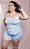 Pijama Carol Cropped com Renda e Short Estampa Estrelinhas - Imagem 3