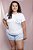 Pijama Aline Blusa Curta e Short Estampa Estrelas - Imagem 6