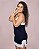 Camisola Gabriela Preta com Renda Off White - Imagem 4
