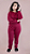 Pijama Sôfi de Tricô Blusa Longa e Calça Cereja - Imagem 5