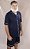 Pijama Masculino Vicente Americano Botões Blusa Curta e Short Azul Marinho - Imagem 2