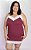 Camisola Gabriela Vinho com Renda Off White - Imagem 7