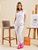 Scrub Feminino Gérbera Branco - Imagem 2