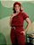 Scrub Feminino Gérbera Vinho - Imagem 4