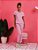 Scrub Feminino Gérbera Rosa Claro - Imagem 2