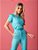 Scrub Feminino Emily Azul Turquesa - Imagem 5